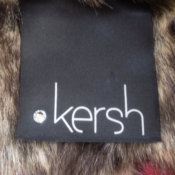 KERSH Faux Fur Women's Jacket with 3/4 Sleeves Size Small - Picture 6 of 16